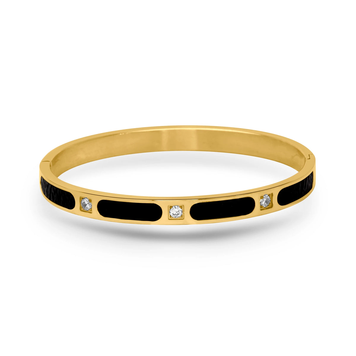 CUBANIQ CARBON EDGE CRYSTAL BRACELET