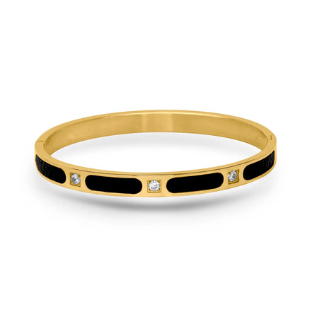 CUBANIQ CARBON EDGE CRYSTAL BRACELET