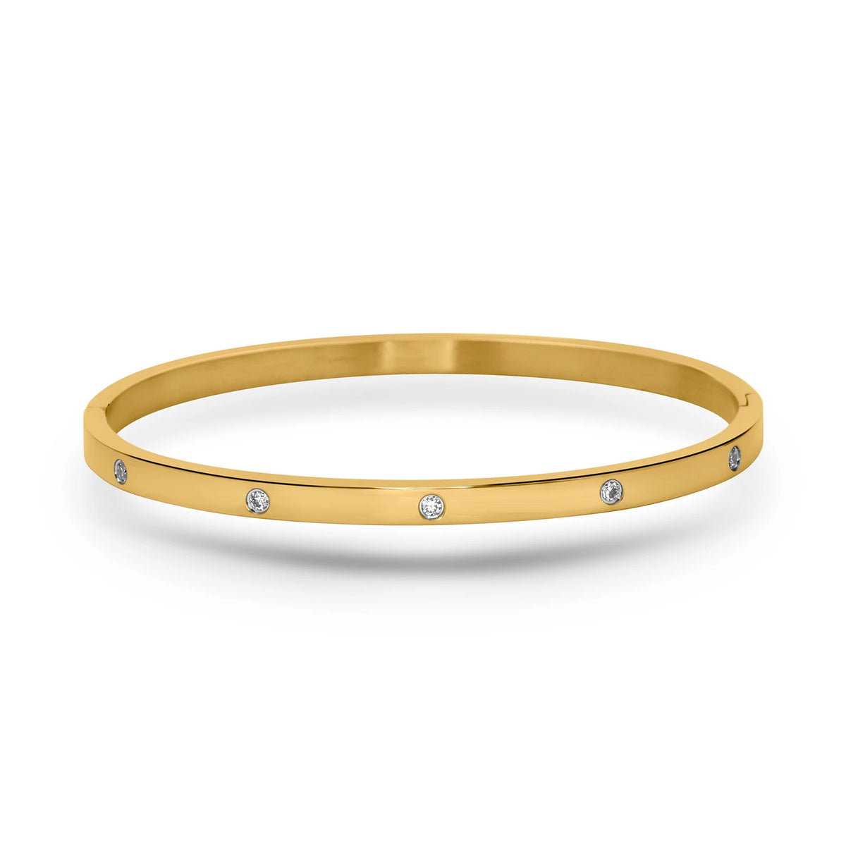 CUBANIQ NOIR EDGE CRYSTAL BANGLE