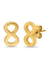 CUBANIQ AURELIA INFINITY STUD EARRINGS FOR WOMEN