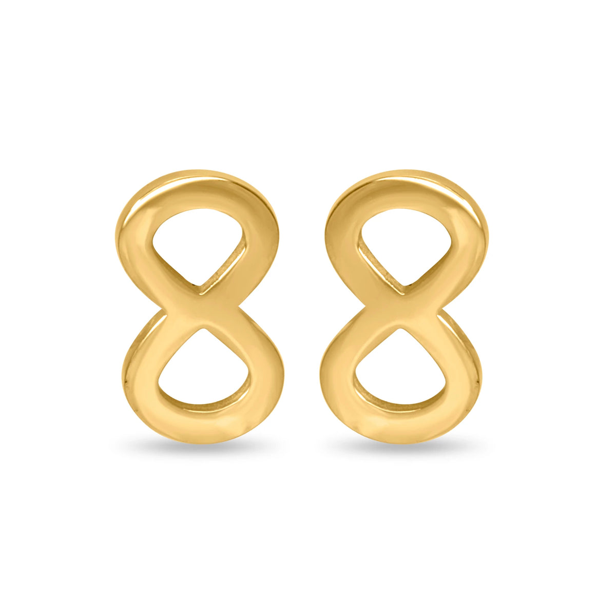 CUBANIQ AURELIA INFINITY STUD EARRINGS FOR WOMEN
