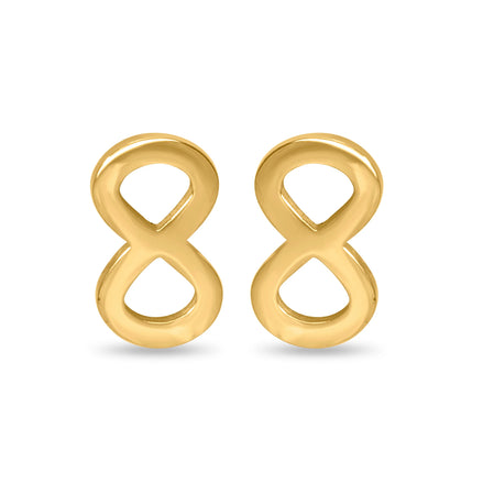 CUBANIQ AURELIA INFINITY STUD EARRINGS FOR WOMEN