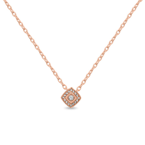 CUBANIQ SQUARE PENDANT NECKLACE