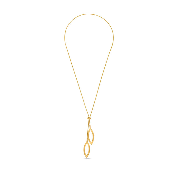 CUBANIQ TEARDROP LAYERED PENDANT NECKLACE