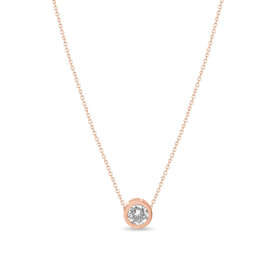 CUBANIQ MINIMAL SOLITIARE PENDANT NECKLACE