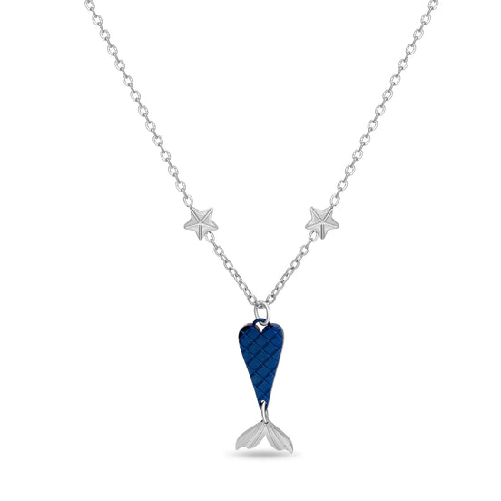 CUBANIQ STARLIT MERMAID PENDANT NECKLACE