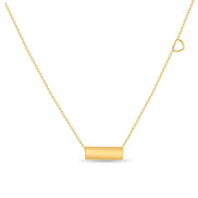 CUBANIQ HEART BAR PENDANT NECKLACE