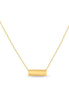 CUBANIQ HEART BAR PENDANT NECKLACE