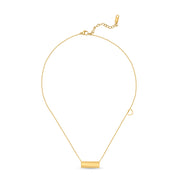 CUBANIQ HEART BAR PENDANT NECKLACE