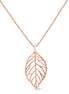 CUBABIQ LEAF PENDANT NECKLACE