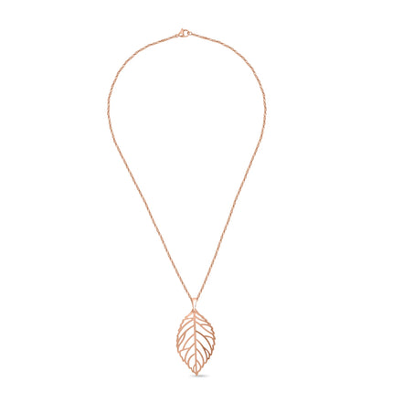 CUBABIQ LEAF PENDANT NECKLACE
